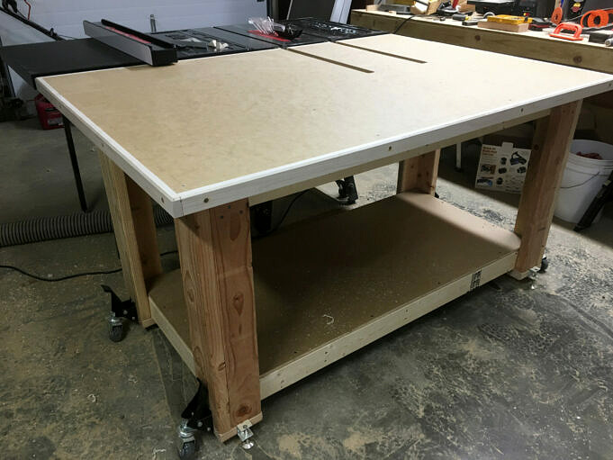 How To Build A Table Saw Outfeed Table In 8 Steps